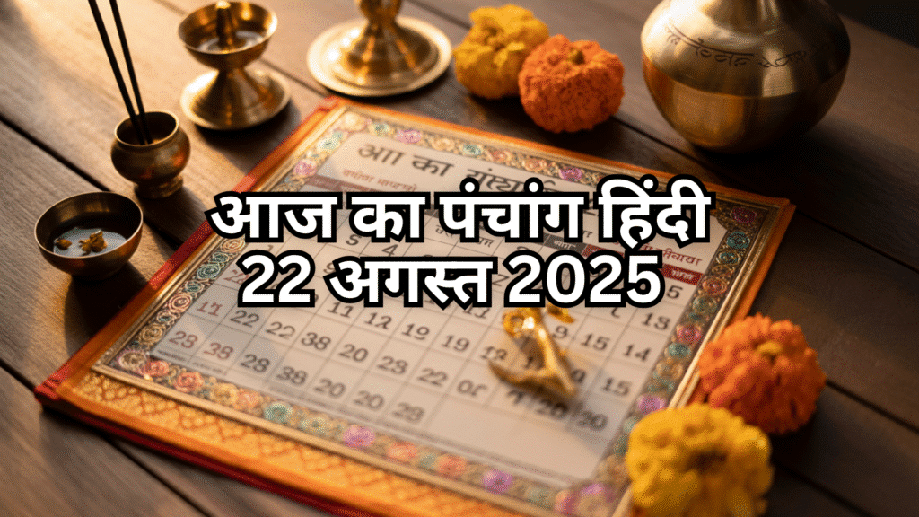 आज का पंचांग हिंदी 22 अगस्त 2025 (Hindi Panchang Today)