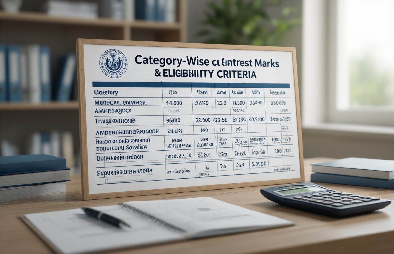 Category-wise cut-off marks