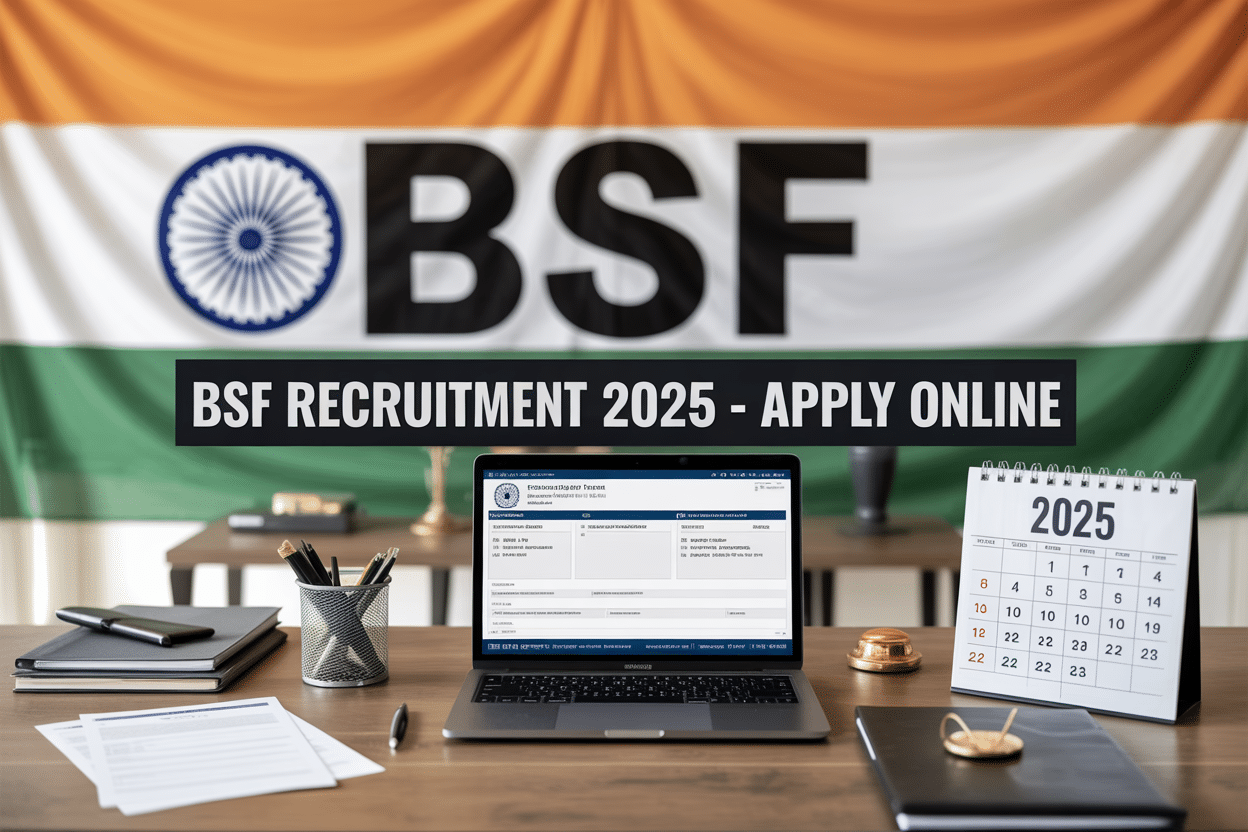 BSF Recruitment 2025 Online Apply Date