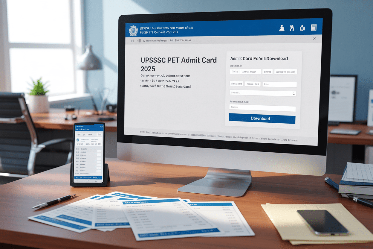 UPSSSC PET Admit Card Download