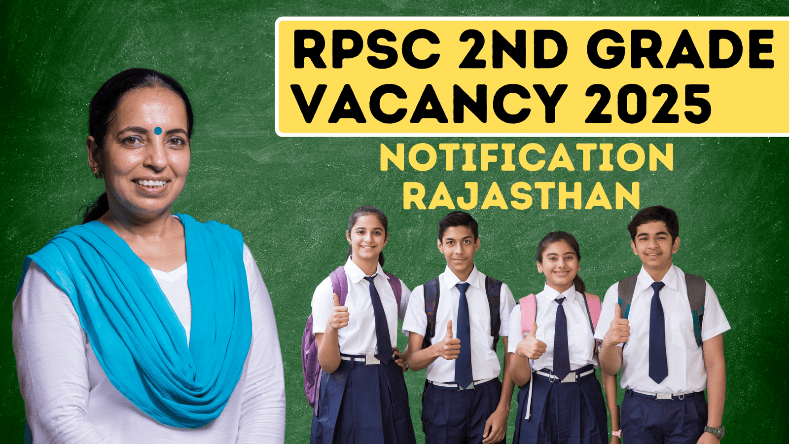 RPSC 2nd Grade Vacancy 2025 Notification Rajasthan