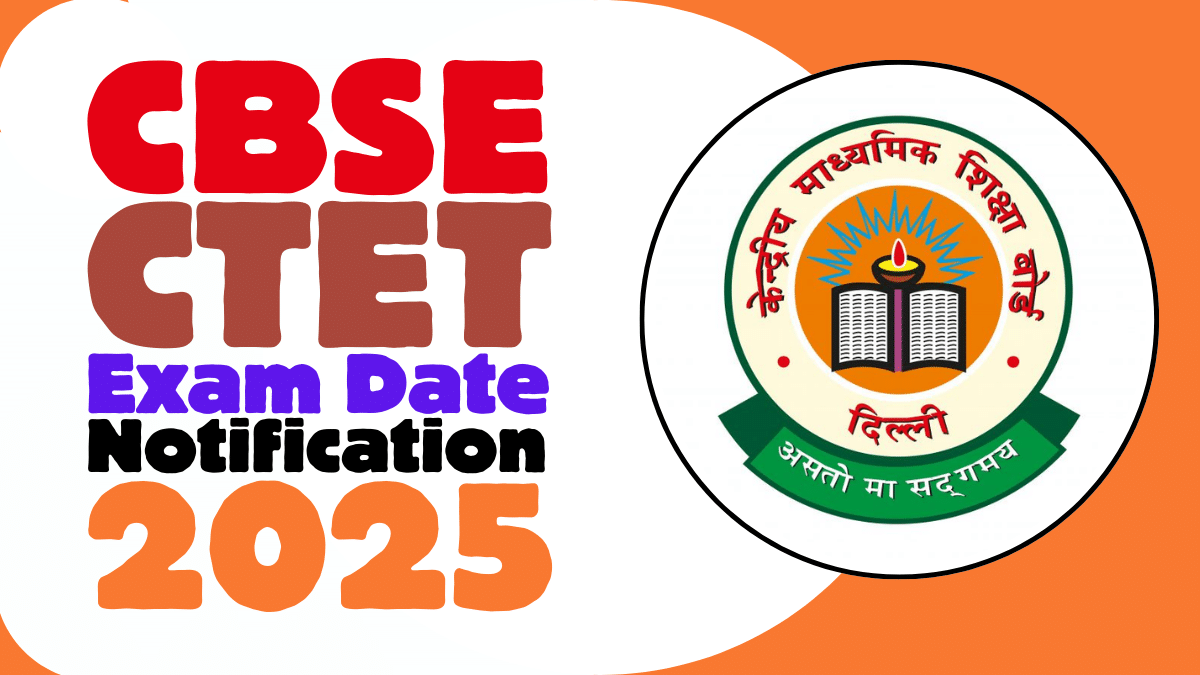 CTET exam date 2026 notification official update
