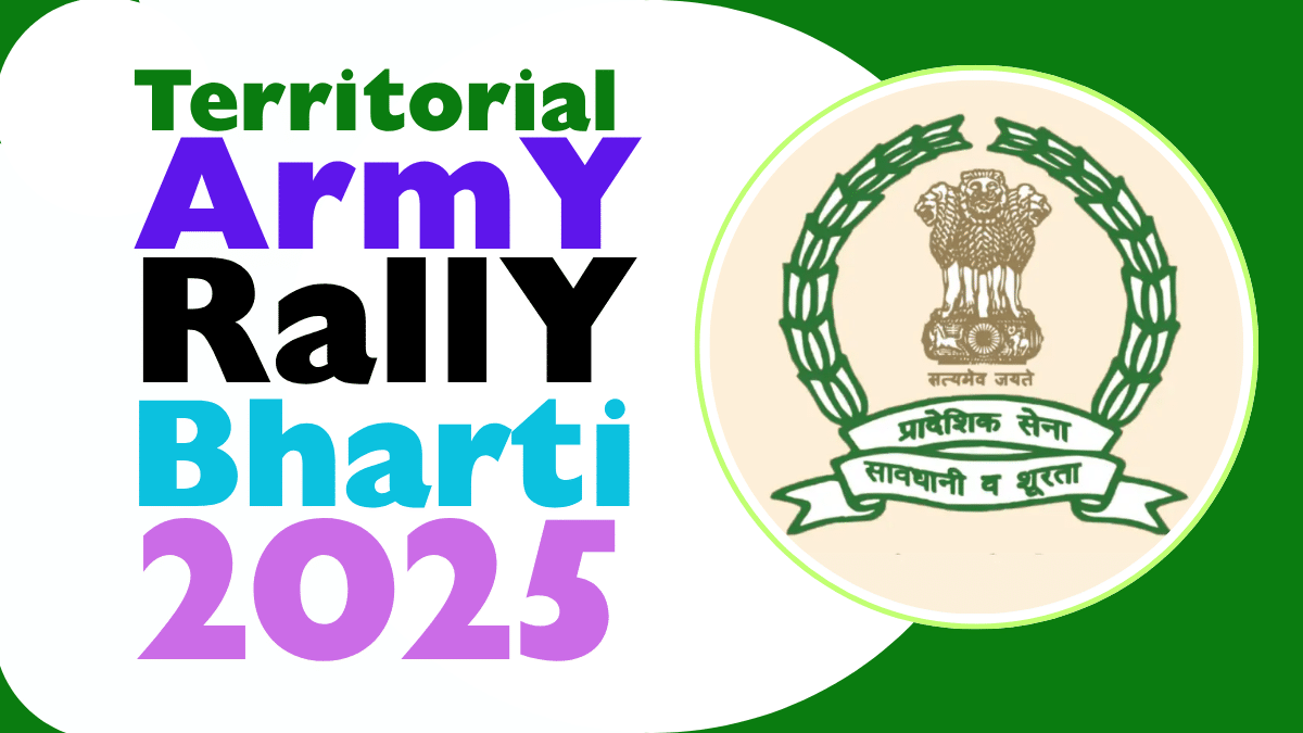 Territorial Army Rally Bharti 2025 Soldier Clerk GD Recruitment