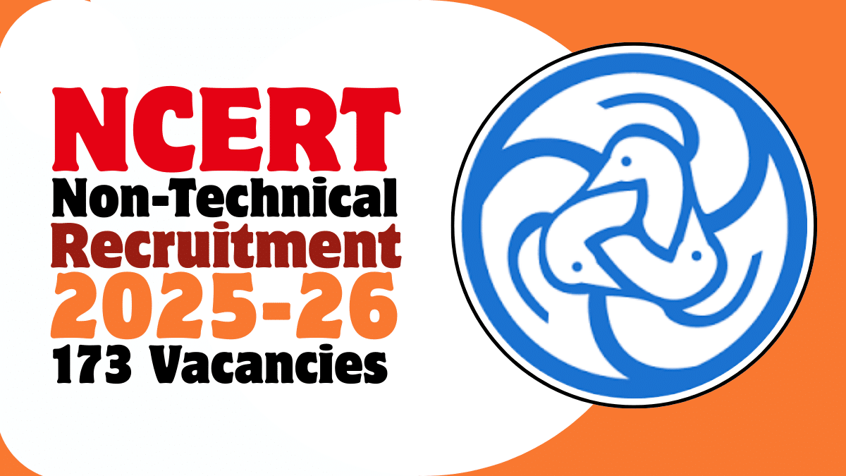 NCERT Non Teaching Recruitment 2025 26 Apply Online
