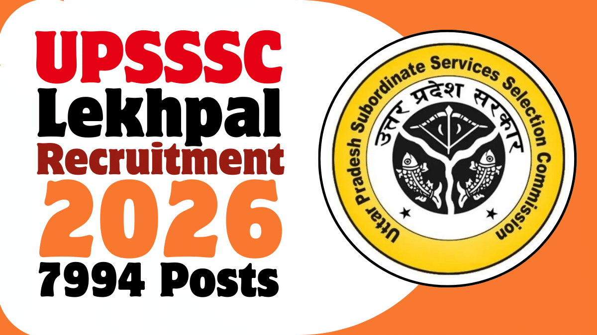 UPSSSC Lekhpal Recruitment 2026 Notification Apply Online