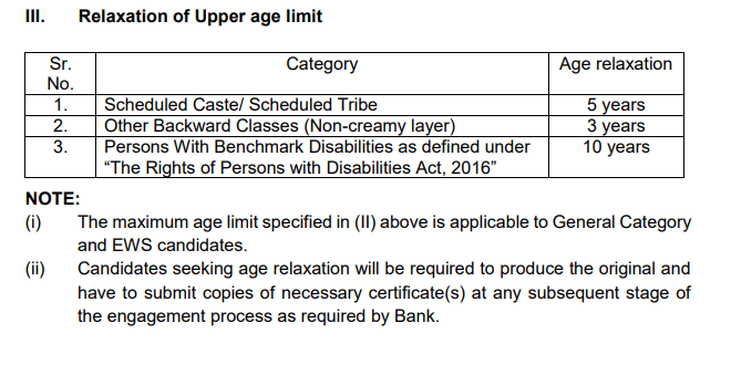 Bank of Baroda Apprentice Age Relaxation 2026