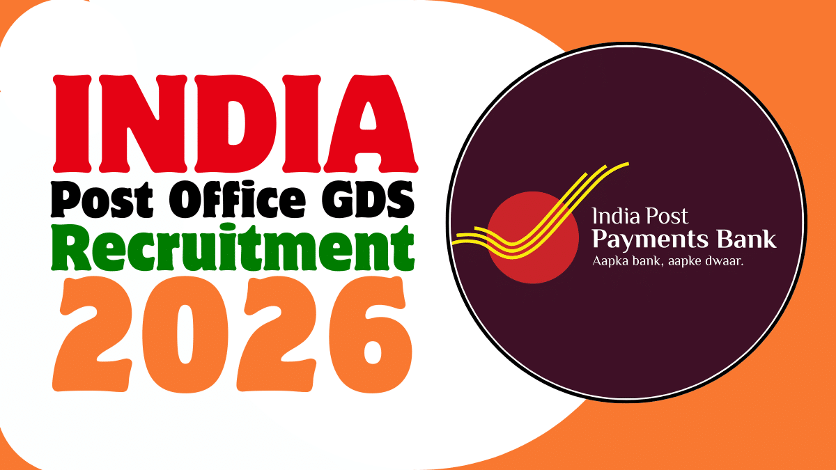India Post Office GDS Recruitment 2026 Apply Online